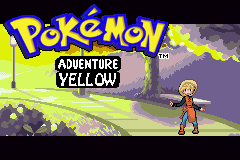Pokemon Adventure - Yellow Chapter (beta 1) Title Screen